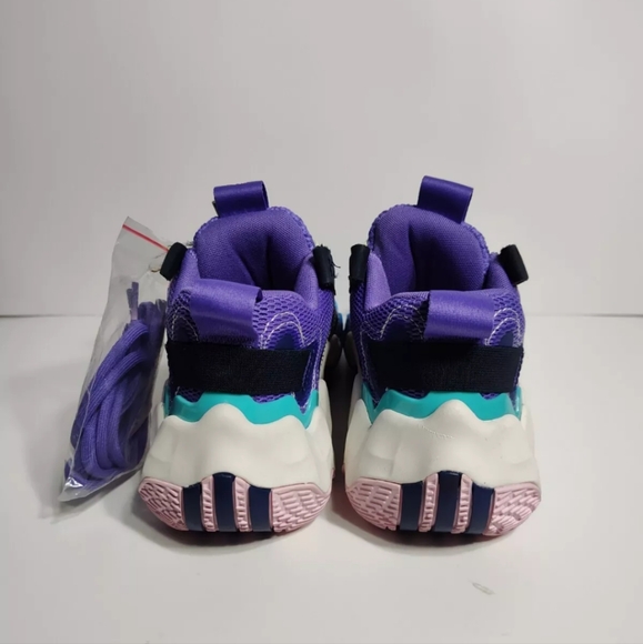 Size 6.5 Adidas Exhibit B Hoop City Candace Parker Women Basketball Shoes GZ9562 - Picture 3 of 6